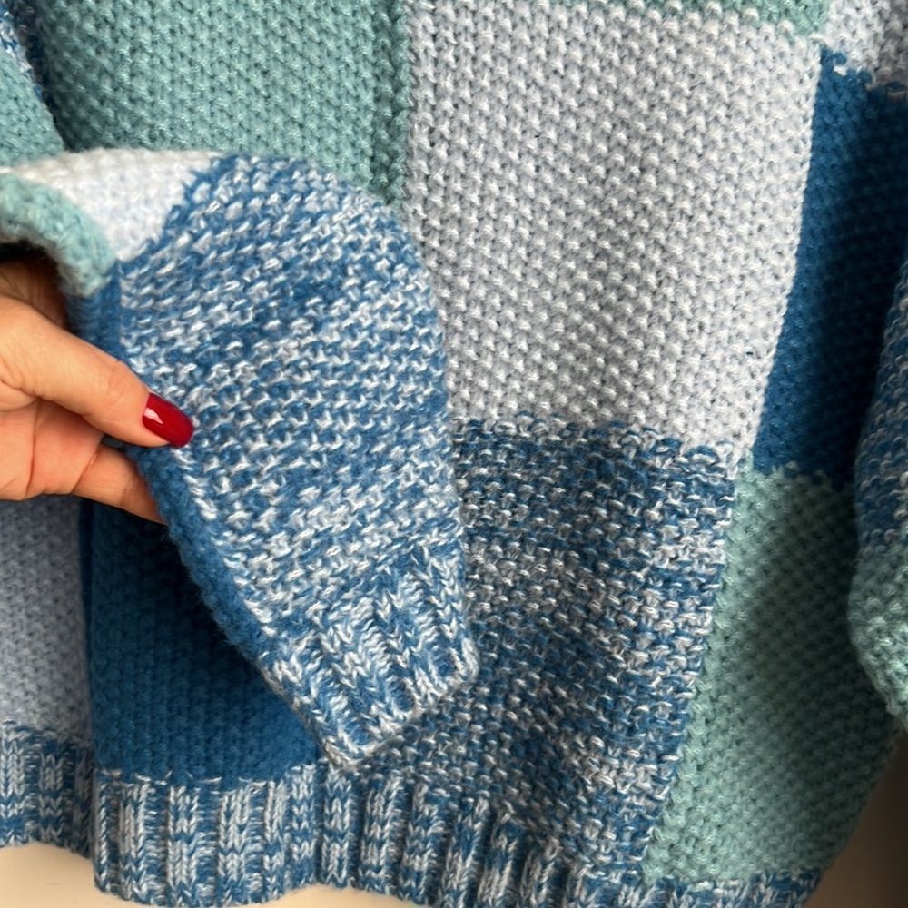 COTTON:ON Sweater Colorblock Blue - Picture 4 of 11